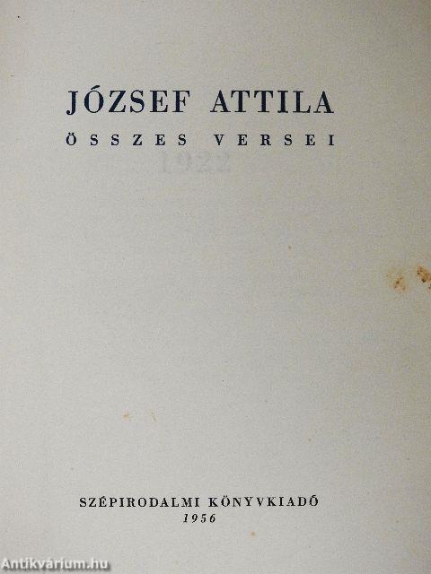 József Attila összes versei