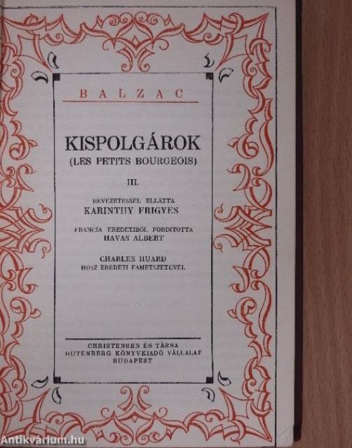 Kispolgárok I-IV.