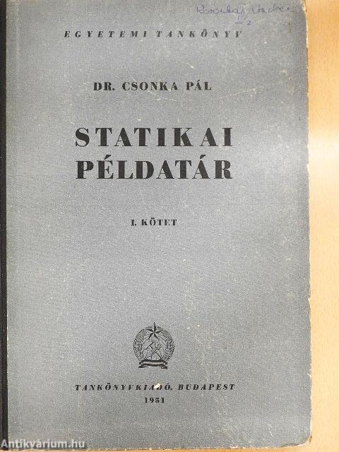 Statikai példatár I.