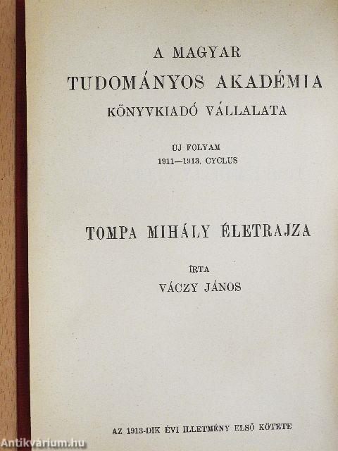 Tompa Mihály életrajza