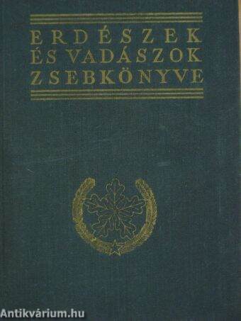 Erdészek és vadászok zsebkönyve 1960-1961