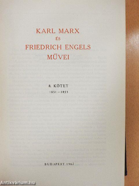 Karl Marx és Friedrich Engels művei 8.