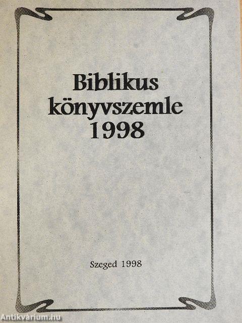 Biblikus könyvszemle 1998