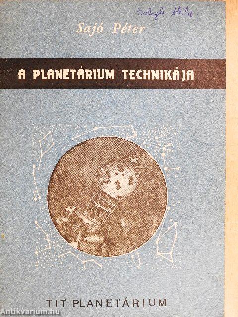 A planetárium technikája