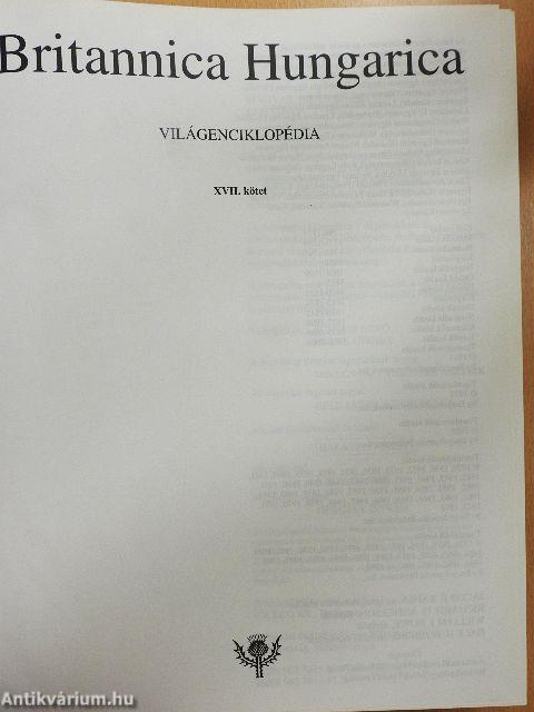 Britannica Hungarica Világenciklopédia 17.