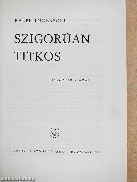 Szigorúan titkos