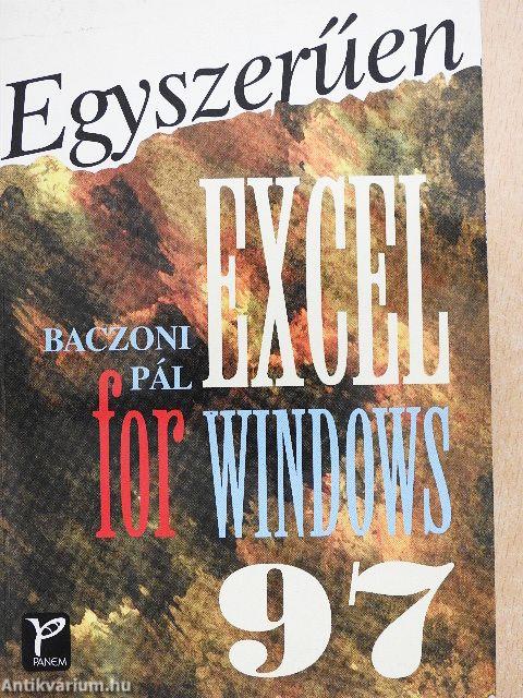 Egyszerűen Excel for Windows 97