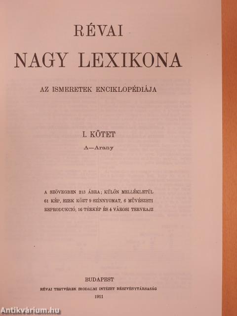 Révai nagy lexikona 1-20.