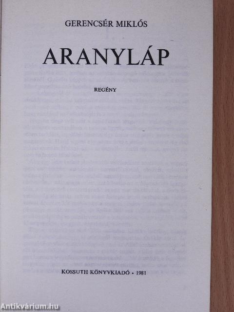 Aranyláp