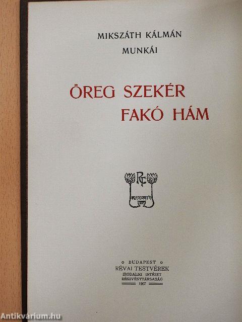 Öreg szekér fakó hám