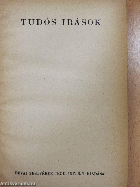 Tudós irások