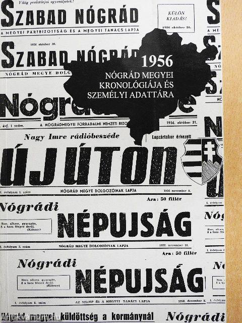 1956 Nógrád megyei kronológiája és személyi adattára