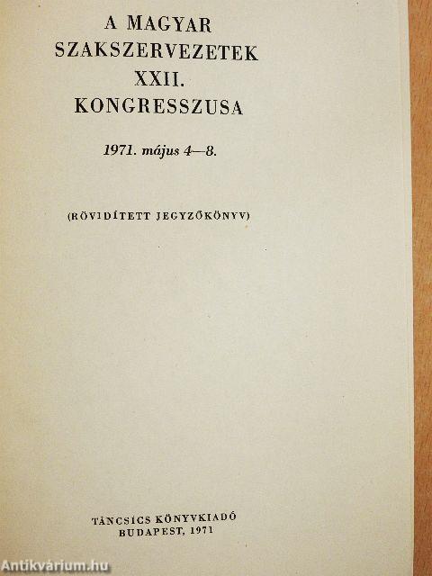 A Magyar Szakszervezetek XXII. kongresszusa