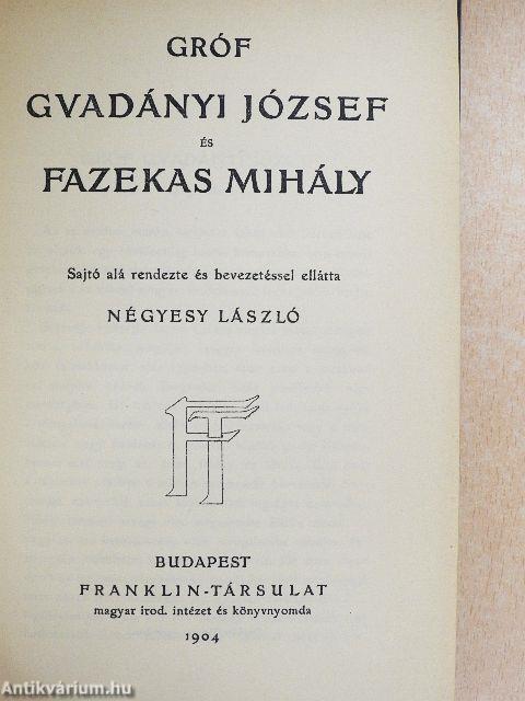 Gróf Gvadányi József és Fazekas Mihály