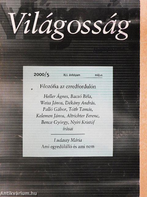 Világosság 2000. május