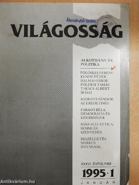 Világosság 1995. január