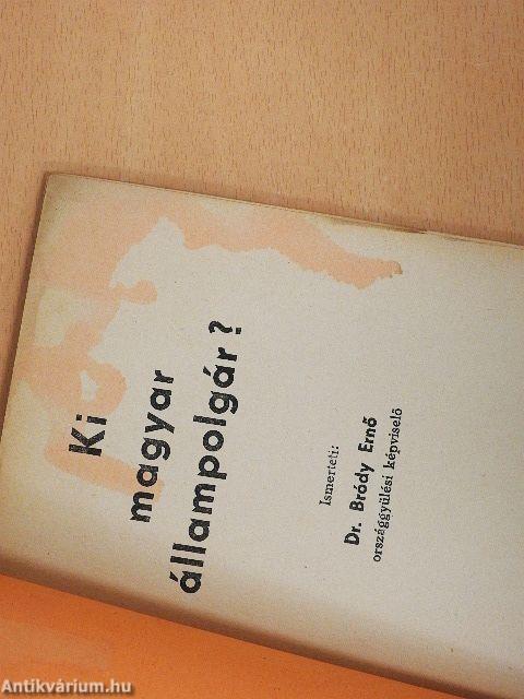 Ki magyar állampolgár?