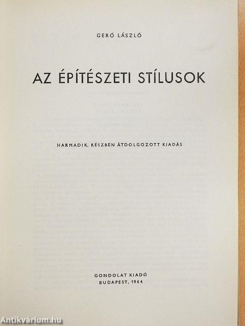 Az építészeti stílusok