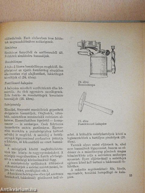 Festés, tapétázás, mázolás