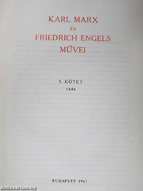 Karl Marx és Friedrich Engels művei 5.