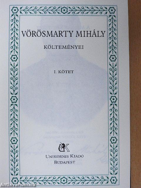 Vörösmarty Mihály költeményei I-III.