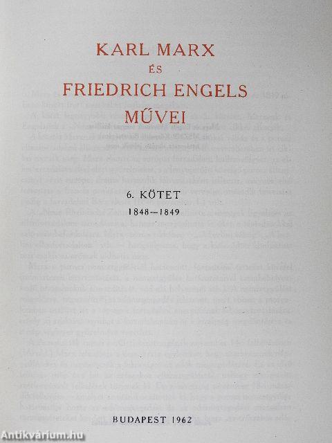 Karl Marx és Friedrich Engels művei 6.