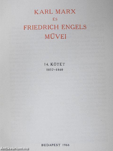 Karl Marx és Friedrich Engels művei 14.