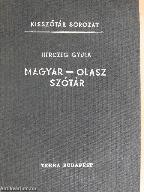 Magyar-olasz szótár