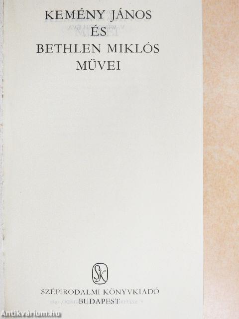 Kemény János és Bethlen Miklós művei