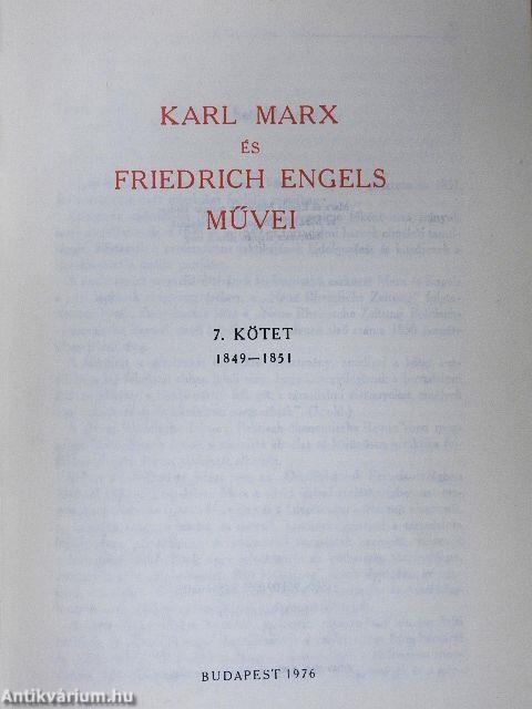 Karl Marx és Friedrich Engels művei 7.