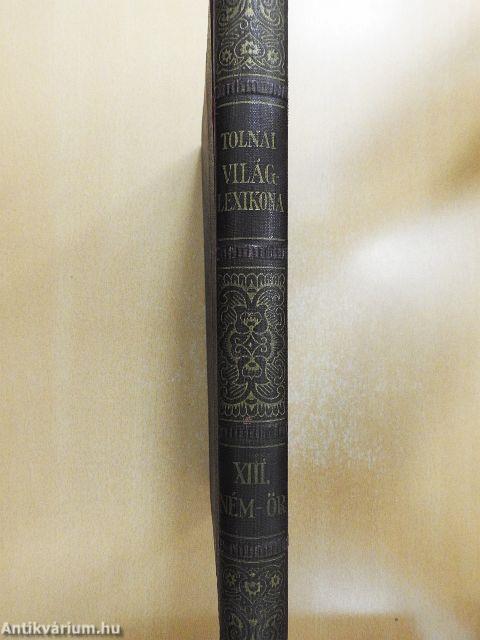 Tolnai uj világlexikona XIII. (töredék)