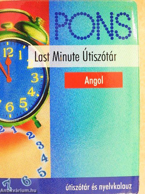 Pons Last Minute Útiszótár - Angol