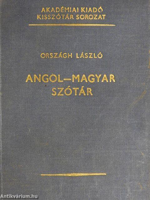 Angol-magyar szótár