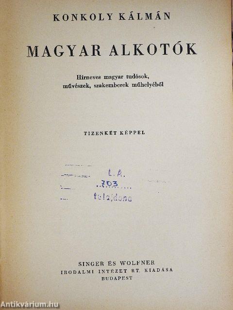 Magyar alkotók