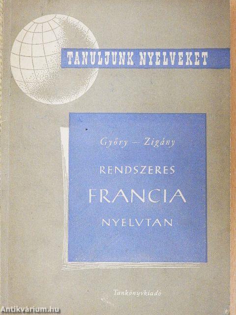 Rendszeres francia nyelvtan