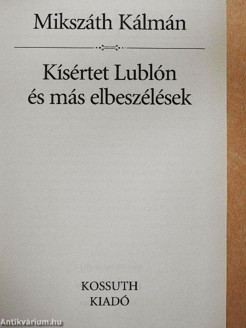 Kísértet Lublón és más elbeszélések