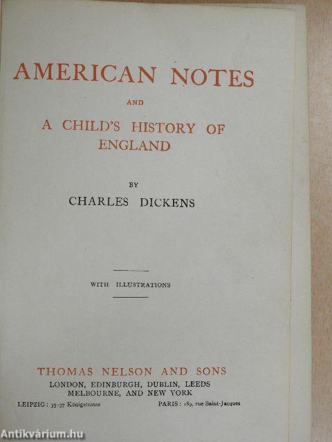 American notes/A child's history of England