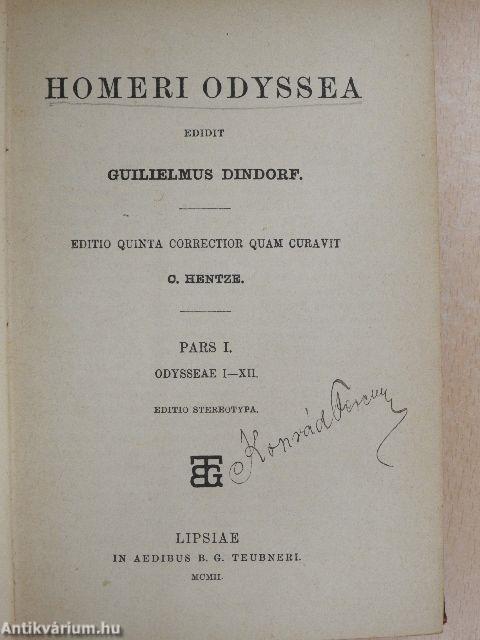 Homeri Odyssea I-II. (ógörög nyelvű)