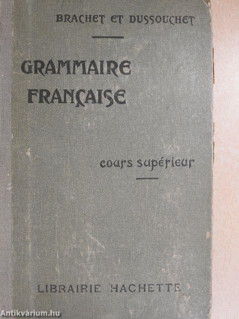 Grammaire francaise