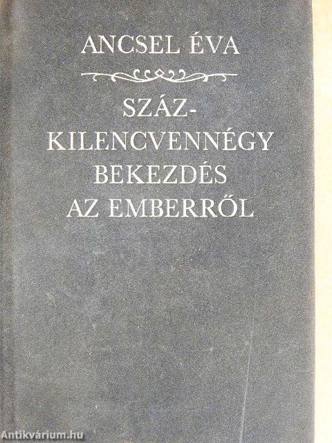 Százkilencvennégy bekezdés az emberről