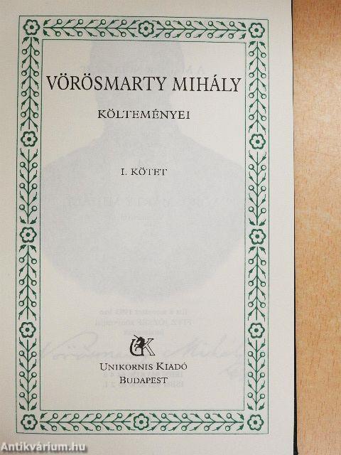 Vörösmarty Mihály költeményei I. (töredék)