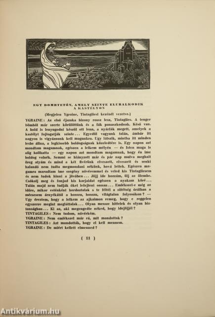 Tintagiles halála (dedikált példány)