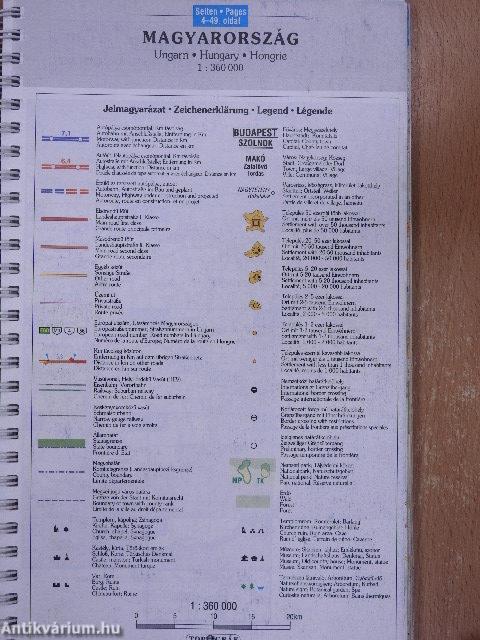 Magyarország, Budapest autótérkép