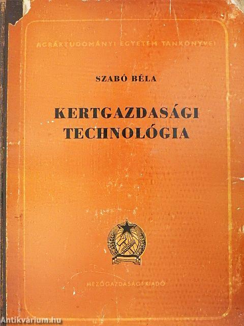 Kertgazdasági technológia