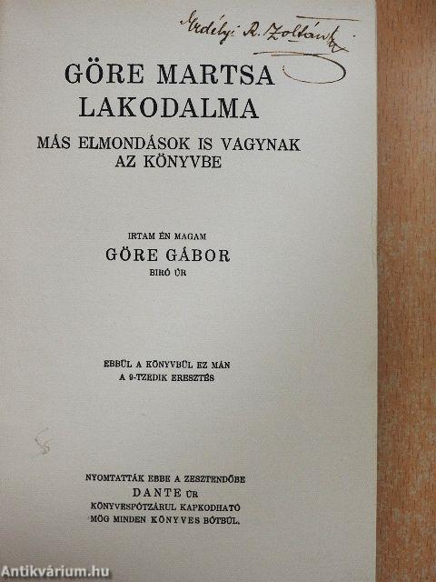 Göre Martsa lakodalma