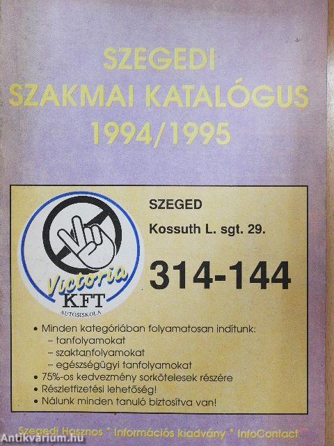 Szegedi szakmai katalógus 1994/1995