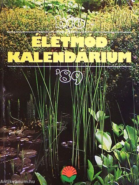 Bio Életmód Kalendárium '89