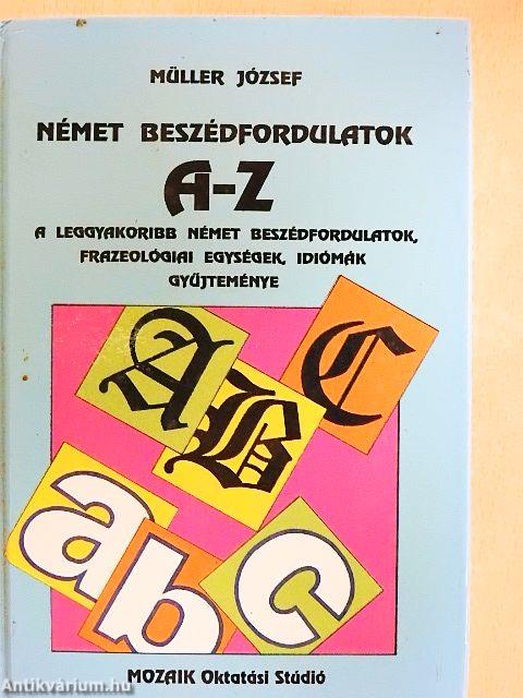 Német beszédfordulatok A-Z