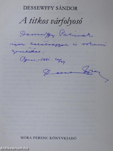 A titkos várfolyosó (dedikált példány)