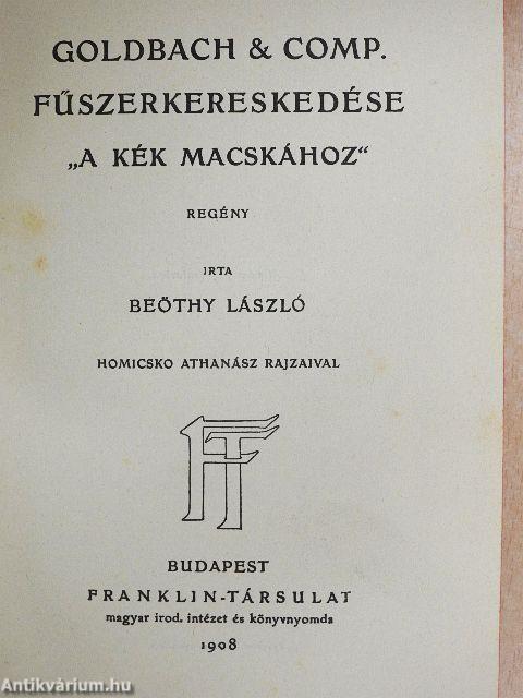 Goldbach & Comp. fűszerkereskedése "A kék macskához"